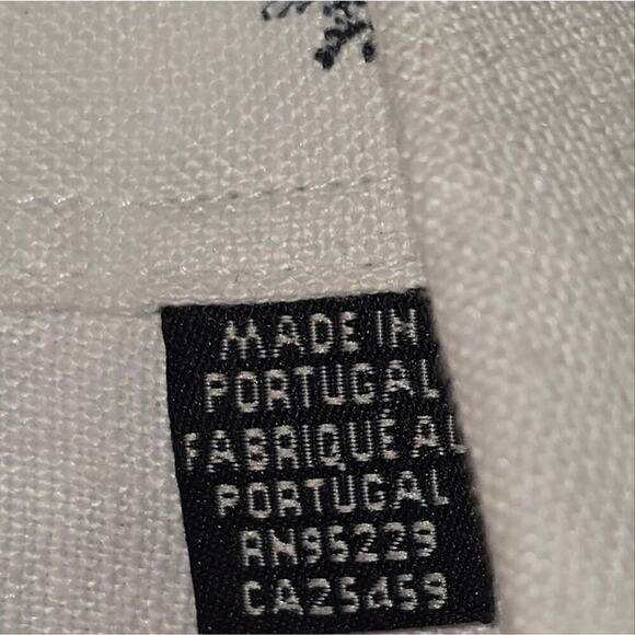 Ted Baker Charon Short Sleeve Carrot Print Linen Shirt Size 6 US 2XL - Picture 8 of 11